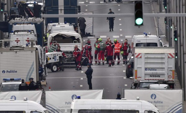 Las fotos del terror que vivió Bruselas