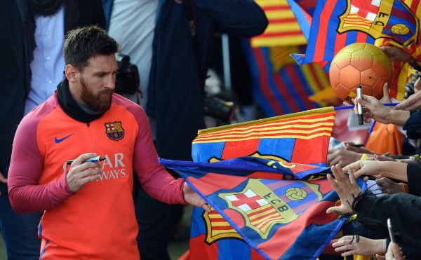 Así fue el entrenamiento del Azulgrana en el mini estadio en Barcelona