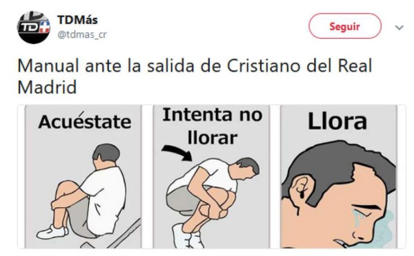 Memes destrozan al Real Madrid tras su primer partido sin Cristiano Ronaldo