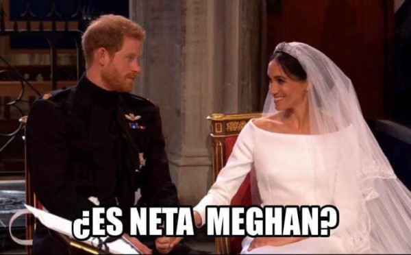 Los memes que generó la sonrisa de Meghan Markle tras su boda con el príncipe Harry