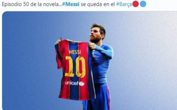 Messi, finalmente, se queda en el Barcelona y las redes no perdonan