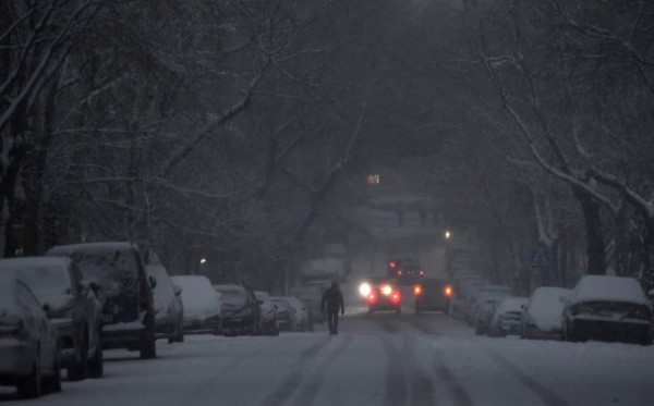 Alerta roja en Madrid por las fuertes nevadas que deja Filomena (FOTOS)