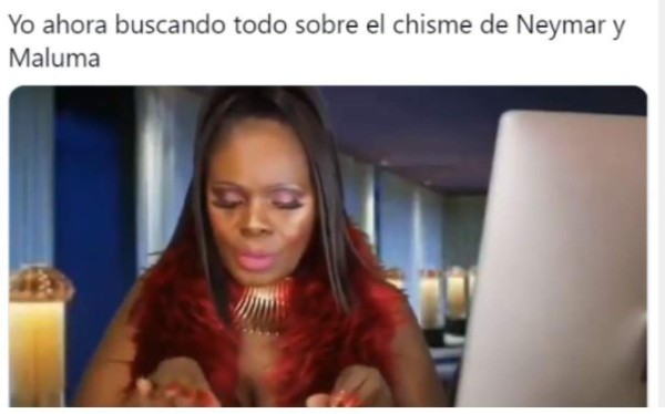 Los memes que dejó el trío amoroso entre Maluma, Nathalia Barulich y Neymar