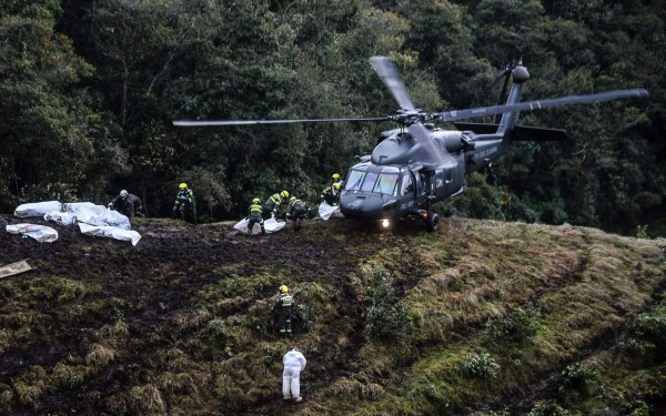 Impactantes imágenes del accidente aéreo del equipo Chapecoense de Brasil