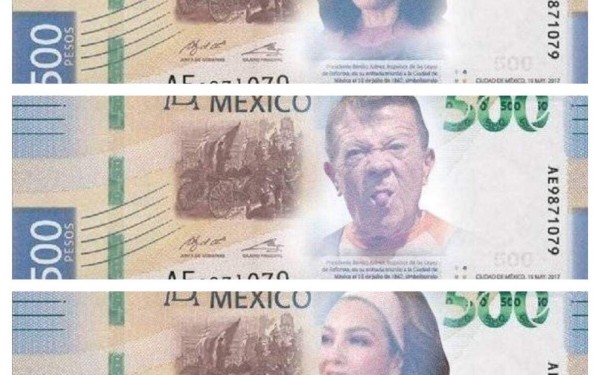 Memes: el rostro de los famosos se apodera del 'nuevo diseño' del billete de 500 pesos mexicanos