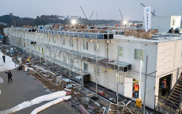 FOTOS: Así quedó el hospital que China construyó en 10 días para recibir pacientes con coronavirus