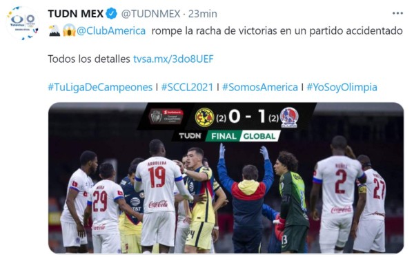 ¿Qué dice la prensa mexicana luego del triunfo del Olimpia 1-0 sobre el América?