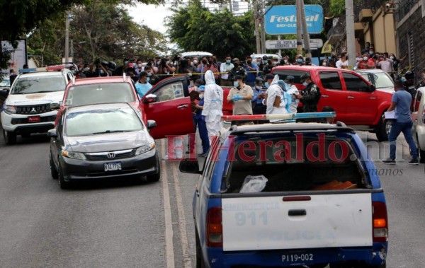 FOTOS: Así quedó la escena del crimen del abogado Melvin Bonilla