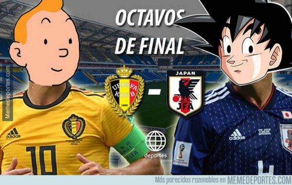 Con anime se burlan de la Selección de Japón al caer ante Bélgica y quedar fuera de Rusia 2018