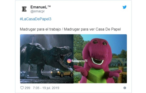 Los divertidos memes que dejó la tercera temporada de La Casa de Papel