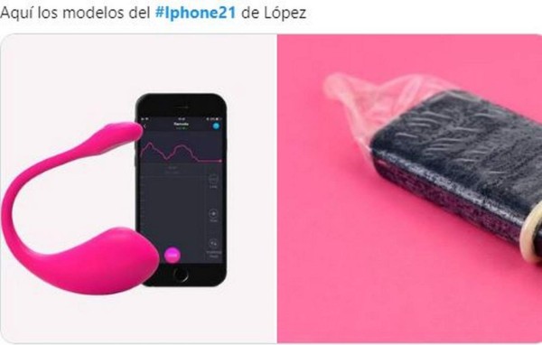 Los memes del iPhone 21 que sólo AMLO posee