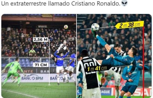 ¿Le aprendió a Carlos Pavón? Los originales memes del golazo de Cristiano a la Sampdoria