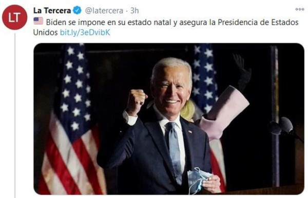 Así informa el mundo el triunfo de Joe Biden en elecciones de EE UU (FOTOS)