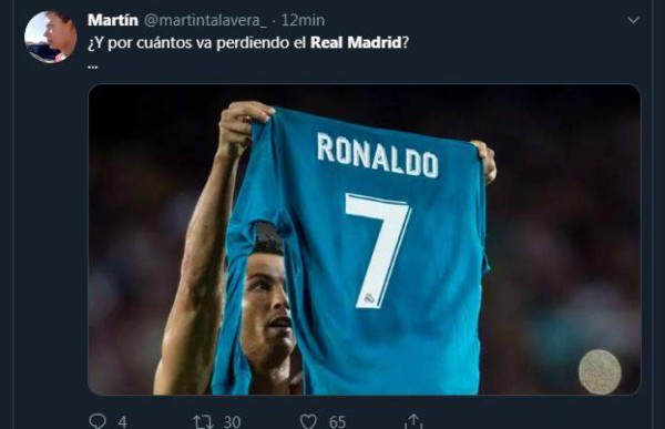 Con memes se burlan del Real Madrid: recibió una paliza 7-3 del Atlético de Madrid