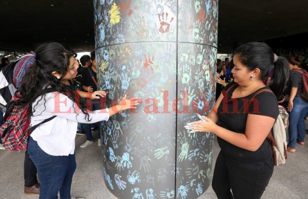 FOTOS: Nuevamente suspendidas las clases en la UNAH y los estudiantes se manifestaron así