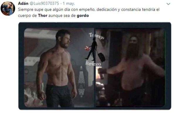 Fanáticos destrozan a Thor gordo en Avengers Endgame con graciosos memes