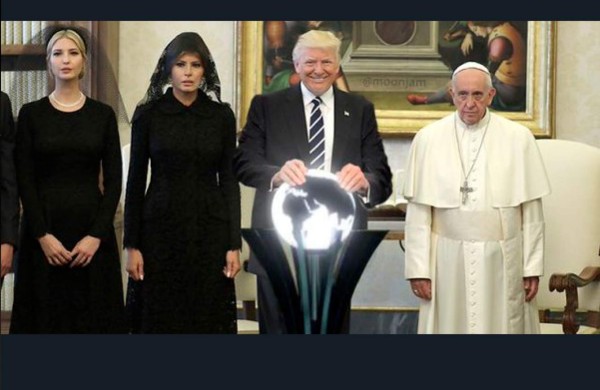 Los chistosos memes que dejó el encuentro entre Trump y el papa Francisco