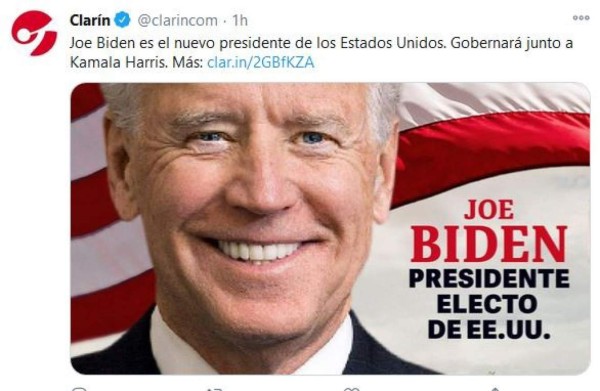 Así informa el mundo el triunfo de Joe Biden en elecciones de EE UU (FOTOS)