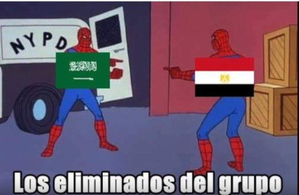 Los memes que dejó la derrota de Egipto, el adiós de Salah y la hazaña de Arabia Saudita