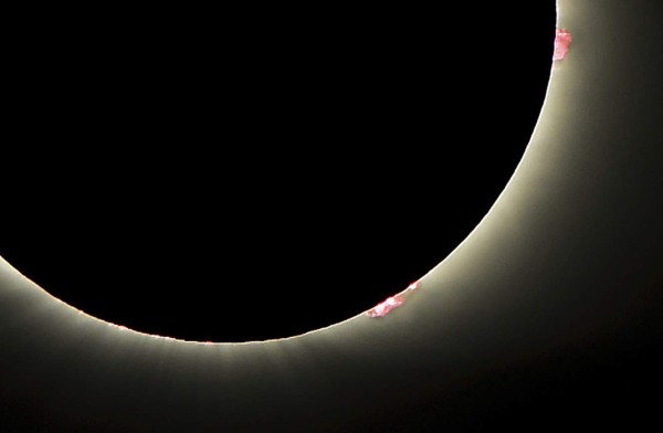 Las imágenes que no vio del eclipse solar