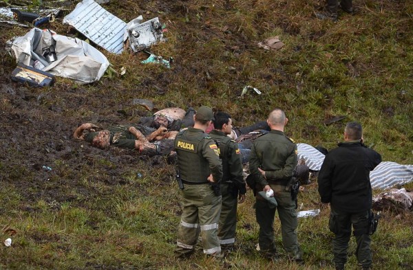 Impactantes imágenes del accidente aéreo del equipo Chapecoense de Brasil