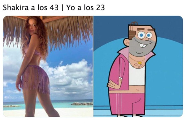 Shakira luce demasiado sexy en bikini y fans la elogian con memes