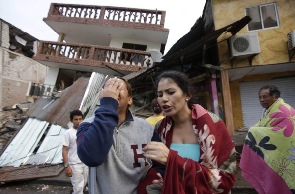 Las impactantes imágenes del terremoto en Ecuador