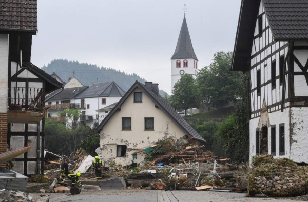 Impactantes imágenes de las catastróficas inundaciones en Alemania