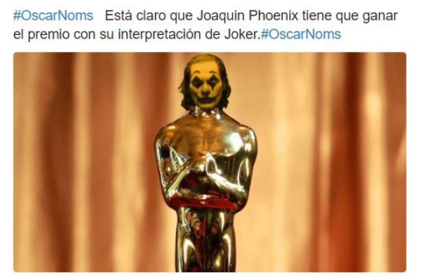 Los memes de Joker tras liderar nominaciones de los Oscar 2020