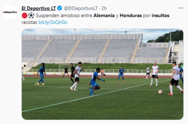 Así reacciona el mundo por los insultos racistas en el partido Honduras-Alemania