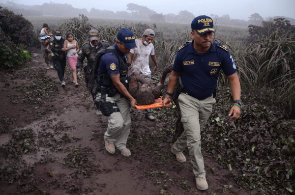 Las desgarradoras imágenes que dejó la erupción del volcán de Fuego en Guatemala