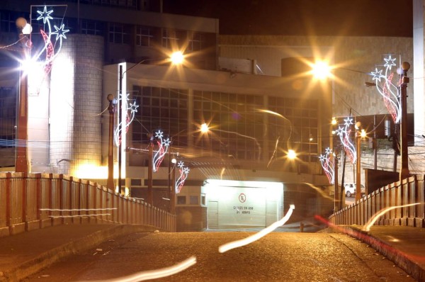 Se encienden las luces de la Navidad en la capital de Honduras