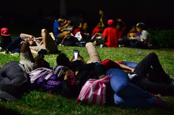 FOTOS: Caravana migrante saldrá desde Honduras en duro viaje hacia EE UU