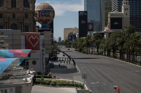 Las Vegas, un pueblo fantasma víctima de la pandemia (FOTOS)