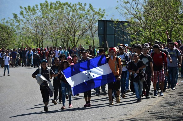 FOTOS: Así avanza la nueva caravana migrante rumbo a EE UU