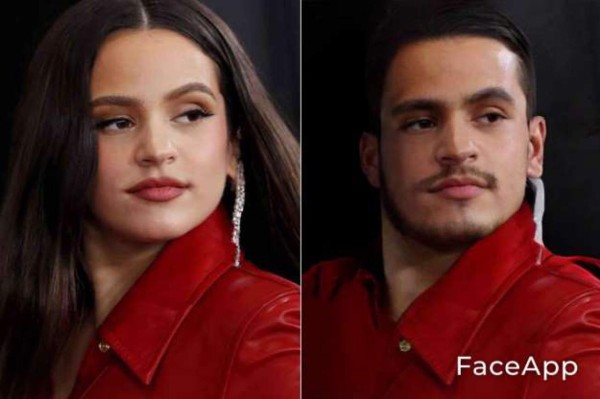 FOTOS: Así lucen los famosos al 'cambiar de sexo' con FaceApp