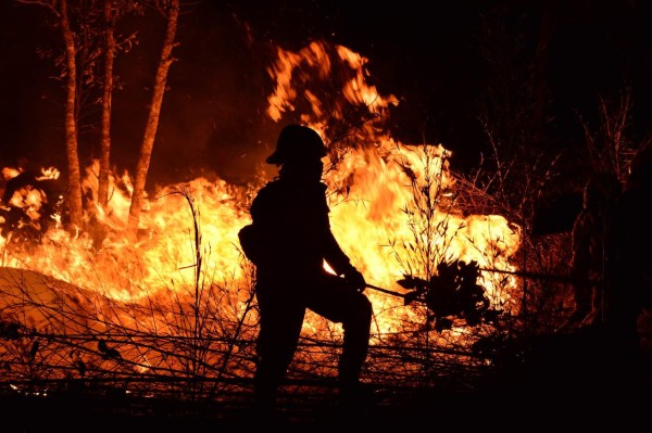 Impactantes imágenes del incendio forestal que arrasó varias hectáreas en El Hatillo