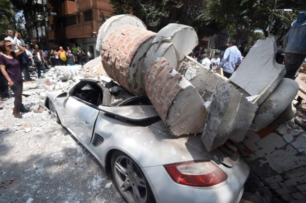 Las imágenes más impactantes del terremoto de 7.1 que golpeó a México