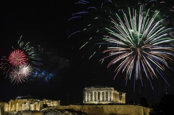 Las mejores fotos de los festejos del Año Nuevo en todo el mundo