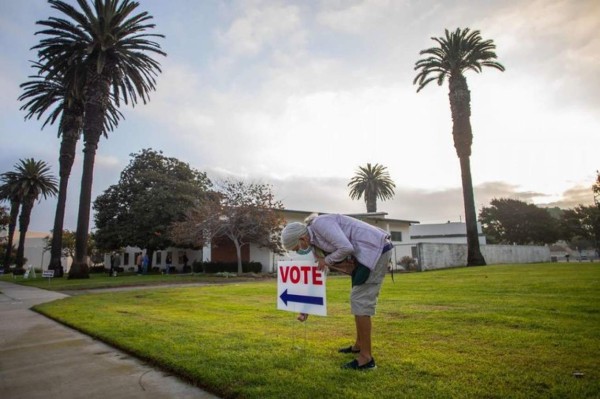 Las imágenes más curiosas de las elecciones de Estados Unidos 2020