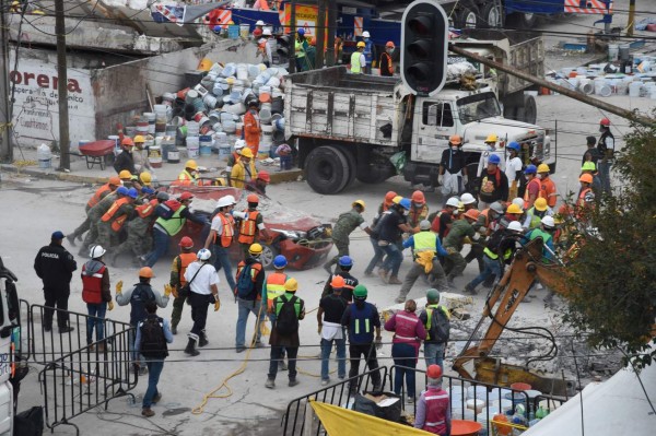 Las imágenes que no vio tras el terremoto de 7.1 en México