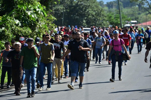 FOTOS: Así avanza la nueva caravana migrante rumbo a EE UU