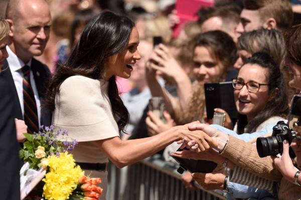 FOTOS: Así vistió Meghan Markle, duquesa de Sussex, en su tercera aparición junto a la reina Isabel II