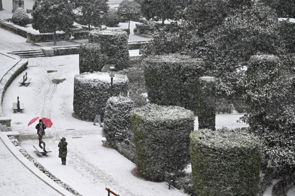 Alerta roja en Madrid por las fuertes nevadas que deja Filomena (FOTOS)