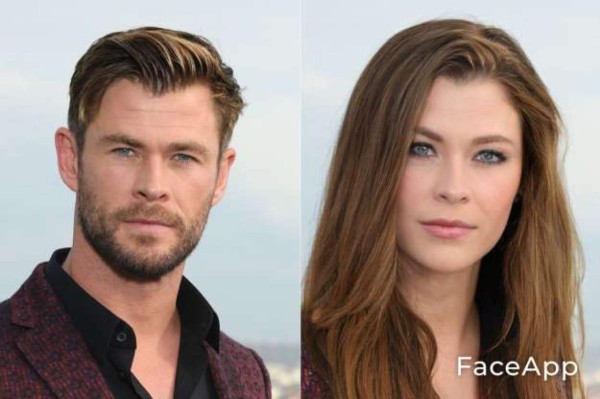 FOTOS: Así lucen los famosos al 'cambiar de sexo' con FaceApp