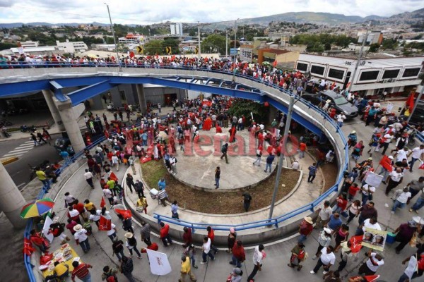 FOTOS: Así fue la marcha de la Oposición en la capital de Honduras