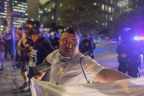 FOTOS: Ni el mal clima frena protestas antirracistas en Estados Unidos