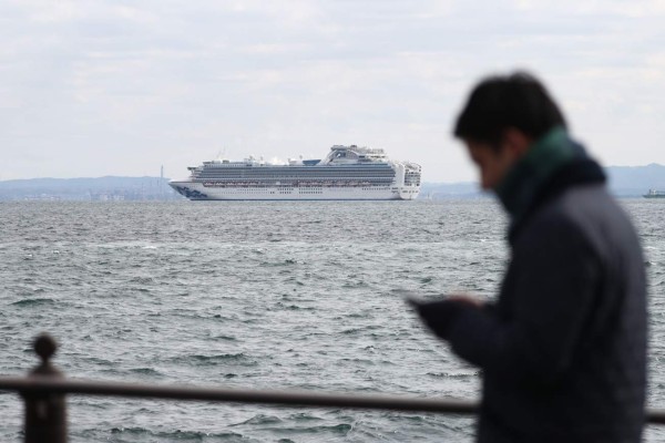 FOTOS: Así es el crucero donde descubrieron a diez personas con coronavirus en Japón