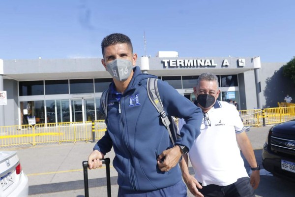 Resto del plantel de la Selección de Honduras llegó al aeropuerto Toncontín tras participar en Copa Oro 2021