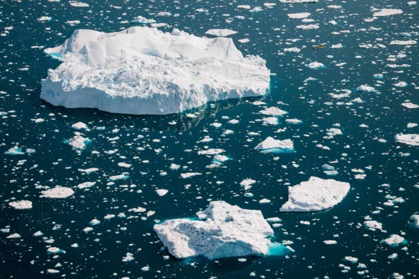 Las fotos que muestran el derretimiento de glaciares y hielo marino